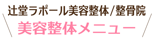 辻堂ラポール美容整体/整骨院 美容整体メニュー